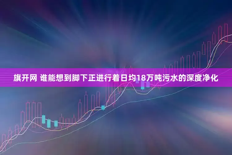 旗开网 谁能想到脚下正进行着日均18万吨污水的深度净化